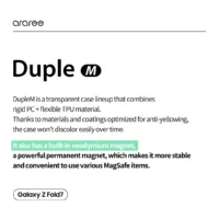 Araree รุ่น Duple M - เคส Galaxy Z Fold 7 - สี Clear