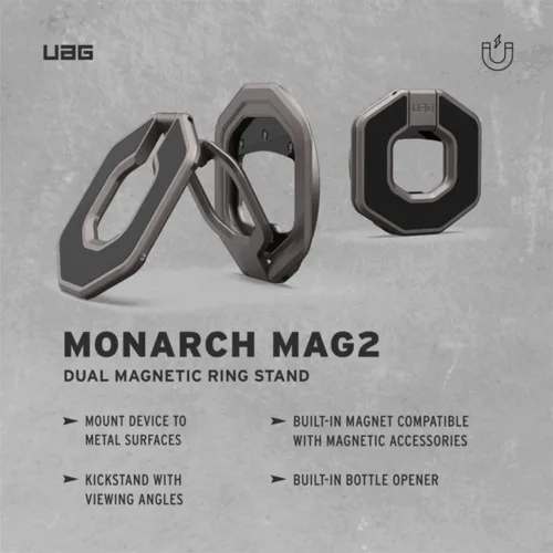 UAG รุ่น Monarch Mag2 Ring Stand - ขาตั้งแหวนแม่เหล็ก - สี Gunmetal