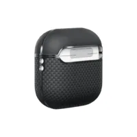 Pitaka รุ่น Aramid Fiber Magnetic Case - เคส AirPods 4 - สี Black/Gray