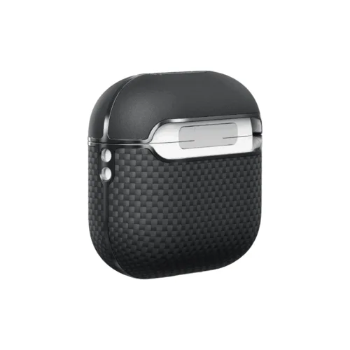 Pitaka รุ่น Aramid Fiber Magnetic Case - เคส AirPods 4 - สี Black/Gray