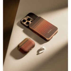 Pitaka รุ่น Aramid Fiber Magnetic Case - เคส AirPods 4 - สี Moonrise