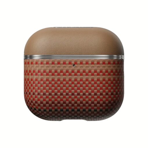 Pitaka รุ่น Aramid Fiber Magnetic Case - เคส AirPods 4 - สี Sunset - Image 2