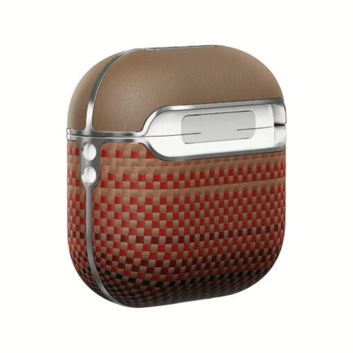 Pitaka รุ่น Aramid Fiber Magnetic Case - เคส AirPods 4 - สี Sunset - Image 3