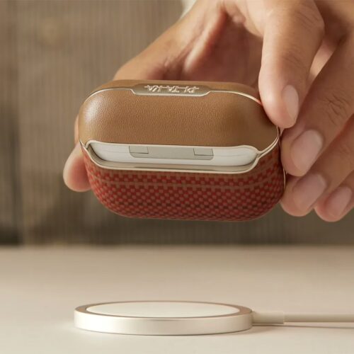 Pitaka รุ่น Aramid Fiber Magnetic Case - เคส AirPods 4 - สี Moonrise - Image 6