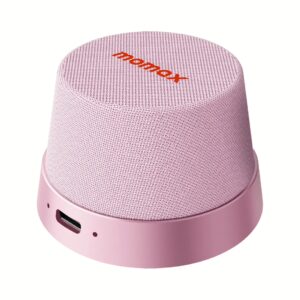 Momax รุ่น 1-Vibe Go - ลำโพง Magnetic - สี Pink