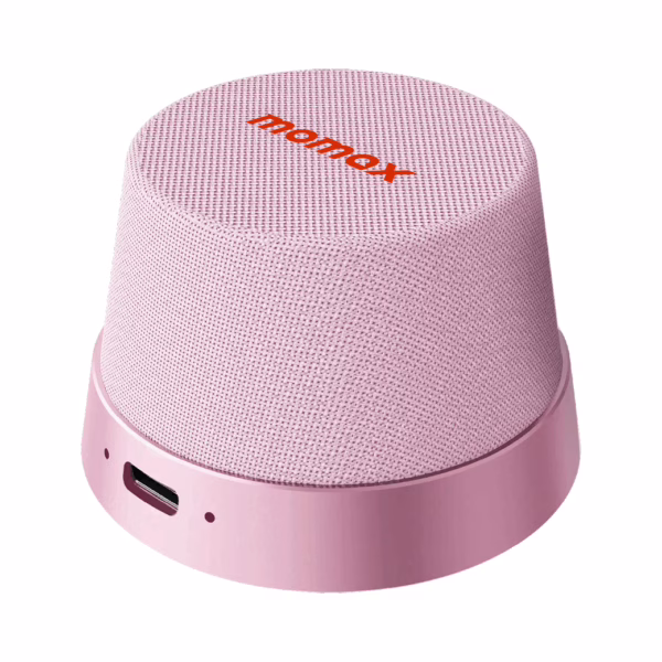 Momax รุ่น 1-Vibe Go - ลำโพง Magnetic - สี Pink