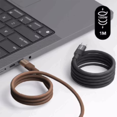 Momax สายชาร์จ รุ่น Mag.Link ชาร์จไว PD QC 3.0 100W USB-C to C (ยาว 1m) - สี Orange - Image 3