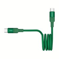 Momax สายชาร์จ รุ่น Mag.Link ชาร์จไว PD QC 3.0 100W USB-C to C (ยาว 1m) - สี Green