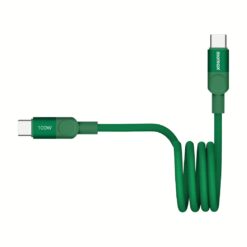 Momax สายชาร์จ รุ่น Mag.Link ชาร์จไว PD QC 3.0 100W USB-C to C (ยาว 1m) - สี Green