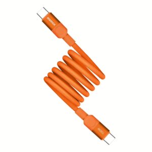Momax สายชาร์จ รุ่น Mag.Link ชาร์จไว PD QC 3.0 100W USB-C to C (ยาว 1m) - สี Orange