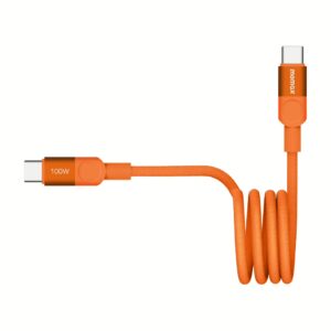 Momax สายชาร์จ รุ่น Mag.Link ชาร์จไว PD QC 3.0 100W USB-C to C (ยาว 1m) - สี Orange