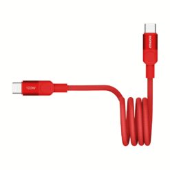 Momax สายชาร์จ รุ่น Mag.Link ชาร์จไว PD QC 3.0 100W USB-C to C (ยาว 1m) - สี Red