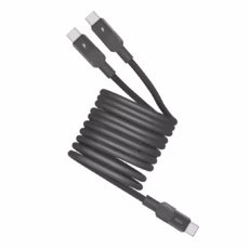 Momax สายชาร์จ 2 in 1 รุ่น Mag.Link ชาร์จไว PD QC 3.0 100W USB-C to C (ยาว 2m) - สี Black