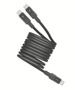 Momax สายชาร์จ 2 in 1 รุ่น Mag.Link ชาร์จไว PD QC 3.0 100W USB-C to C (ยาว 2m) - สี Black