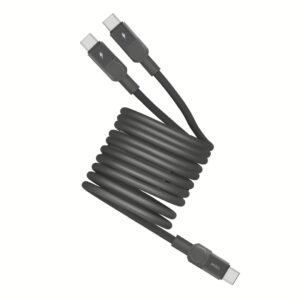 Momax สายชาร์จ 2 in 1 รุ่น Mag.Link ชาร์จไว PD QC 3.0 100W USB-C to C (ยาว 2m) - สี Black