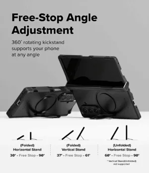 Ringke รุ่น Alles - เคส Galaxy Z Fold 7 - สี Black