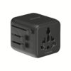 Momax หัวแปลงปลั๊กไฟ รุ่น 1‑World AC 2 ช่อง พร้อมระบบกันไฟ รองรับสูงสุด 2500W - สี Black