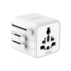Momax หัวแปลงปลั๊กไฟ รุ่น 1‑World AC 2 ช่อง พร้อมระบบกันไฟ รองรับสูงสุด 2500W - สี White