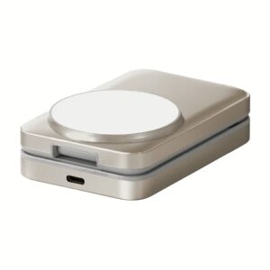 Momax แท่นชาร์จไร้สาย Momax รุ่น 1-Charge Q.Port Qi2 3-in-1 (15W) - สี Titanium