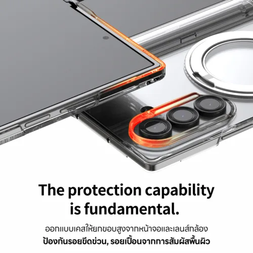 Araree รุ่น Nukin 360 M Stand - เคส Galaxy Z Fold 7 - สี Clear