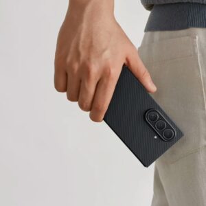 Pitaka รุ่น Ultra-Slim Case - เคสเฉพาะฝาหลัง Galaxy Z Fold 7 - สี Black/Grey