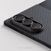 Pitaka รุ่น Ultra-Slim Case - เคสเฉพาะฝาหลัง Galaxy Z Fold 7 - สี Black/Grey