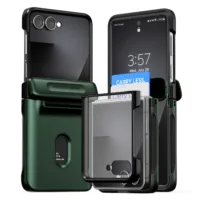 VRS รุ่น Terra Guard Modern GO - เคส Galaxy Z Flip 7 - สี Metallic Green
