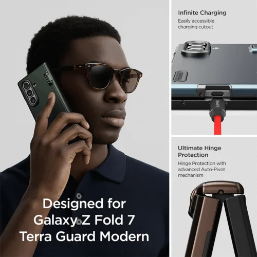 VRS รุ่น Terra Guard Modern - เคส Galaxy Z Fold 7 - สี Navy