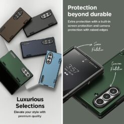 VRS รุ่น Terra Guard Modern - เคส Galaxy Z Fold 7 - สี Black