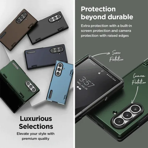 VRS รุ่น Terra Guard Modern - เคส Galaxy Z Fold 7 - สี Navy