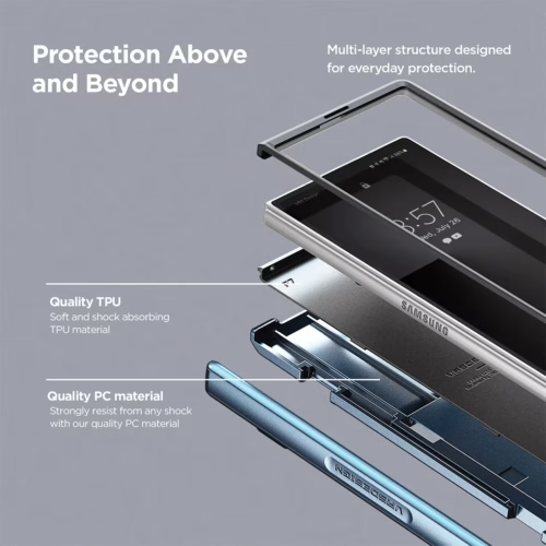 VRS รุ่น Terra Guard Modern - เคส Galaxy Z Fold 7 - สี Navy - Image 8