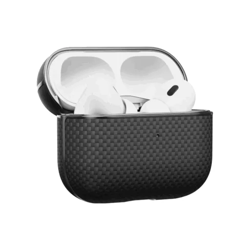 Pitaka รุ่น Aramid Fiber Magnetic Case - เคส AirPods Pro 2 - สี Black/Gray