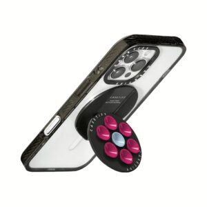 Casetify รุ่น Snappy Snap Stick Grip Stand - ขาตั้งและตัวดูด - สี Pink Blossom