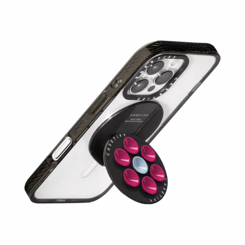 Casetify รุ่น Snappy Snap Stick Grip Stand - ขาตั้งและตัวดูด - สี Pink Blossom - Image 3