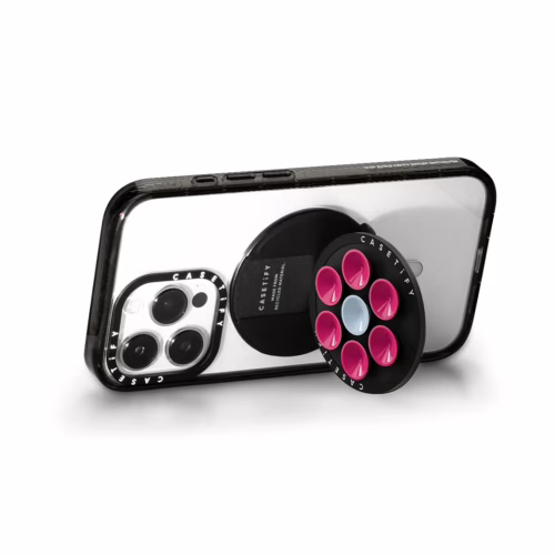 Casetify รุ่น Snappy Snap Stick Grip Stand - ขาตั้งและตัวดูด - สี Pink Blossom - Image 5