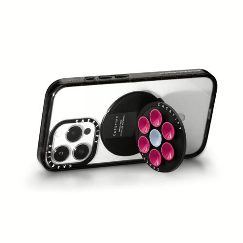 Casetify รุ่น Snappy Snap Stick Grip Stand - ขาตั้งและตัวดูด - สี Pink Blossom - Image 5