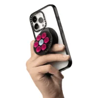 Casetify รุ่น Snappy Snap Stick Grip Stand - ขาตั้งและตัวดูด - สี Pink Blossom