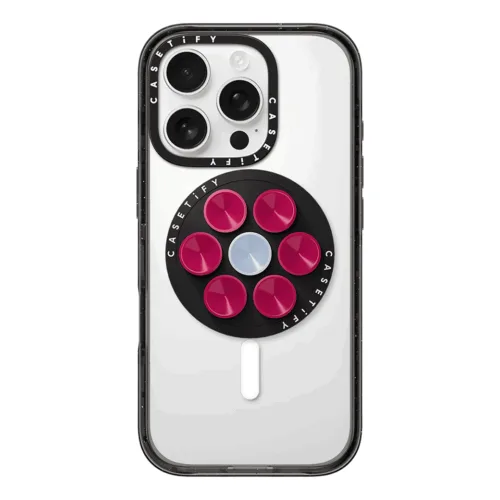 Casetify รุ่น Snappy Snap Stick Grip Stand - ขาตั้งและตัวดูด - สี Pink Blossom