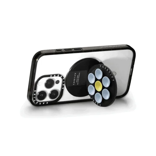 Casetify รุ่น Snappy Snap Stick Grip Stand - ขาตั้งและตัวดูด - สี Blue Bloom