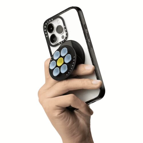 Casetify รุ่น Snappy Snap Stick Grip Stand - ขาตั้งและตัวดูด - สี Blue Bloom - Image 6