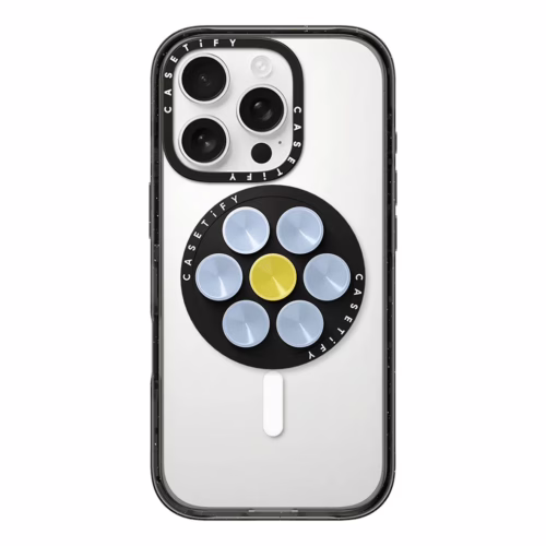 Casetify รุ่น Snappy Snap Stick Grip Stand - ขาตั้งและตัวดูด - สี Blue Bloom - Image 2