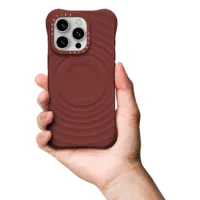 Casetify รุ่น Ripple Case - เคส iPhone 16 Pro Max - สี Dark Cherry
