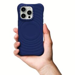 Casetify รุ่น Ripple Case - เคส iPhone 16 Pro - สี Navy Blue