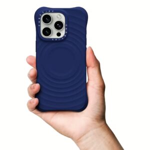 Casetify รุ่น Ripple Case - เคส iPhone 16 Pro - สี Navy Blue