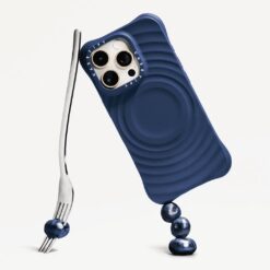 Casetify รุ่น Ripple Case - เคส iPhone 16 Pro - สี Navy Blue