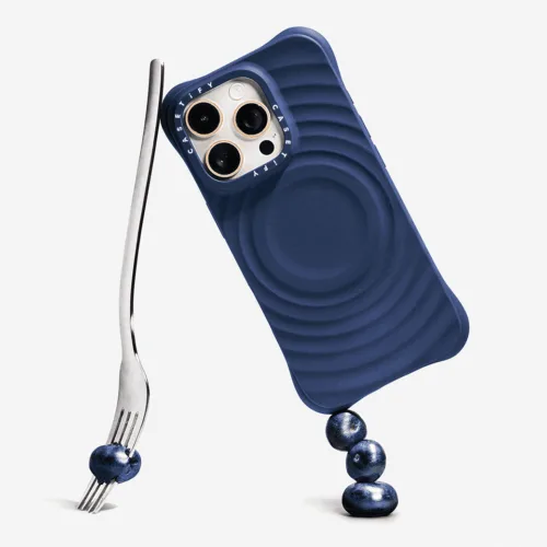 Casetify รุ่น Ripple Case - เคส iPhone 16 Pro - สี Navy Blue