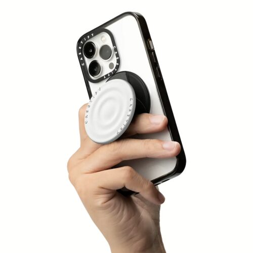 Casetify รุ่น Snappy Ripple Grip Stand - ขาตั้งและที่จับ - สี White - Image 6