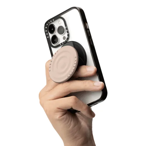 Casetify รุ่น Snappy Ripple Grip Stand - ขาตั้งและที่จับ - สี Oat