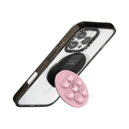 Casetify รุ่น Snappy Snap Stick Grip Stand - ขาตั้งและตัวดูด - สี Pink
