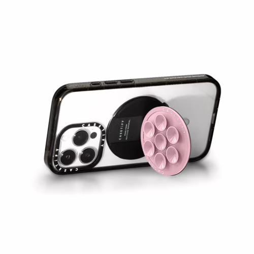 Casetify รุ่น Snappy Snap Stick Grip Stand - ขาตั้งและตัวดูด - สี Pink - Image 5